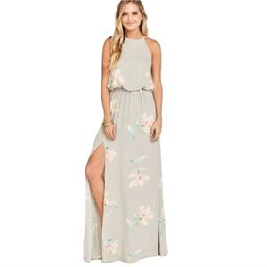 Show Me Your Mumu Floral Heather Halter Dress Size XXL New With Tags